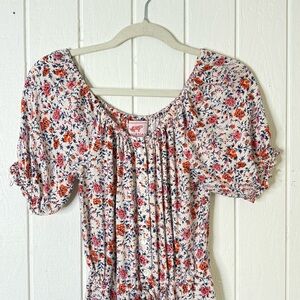 Banjanan Floral Jumpsuit Multi Color Size Medium